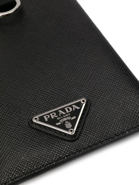 Shop men's luxury cardholders by Prada 